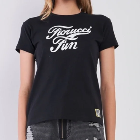 Authentic Fiorucci Fun Graphic Tee Black - Picture 2 of 6